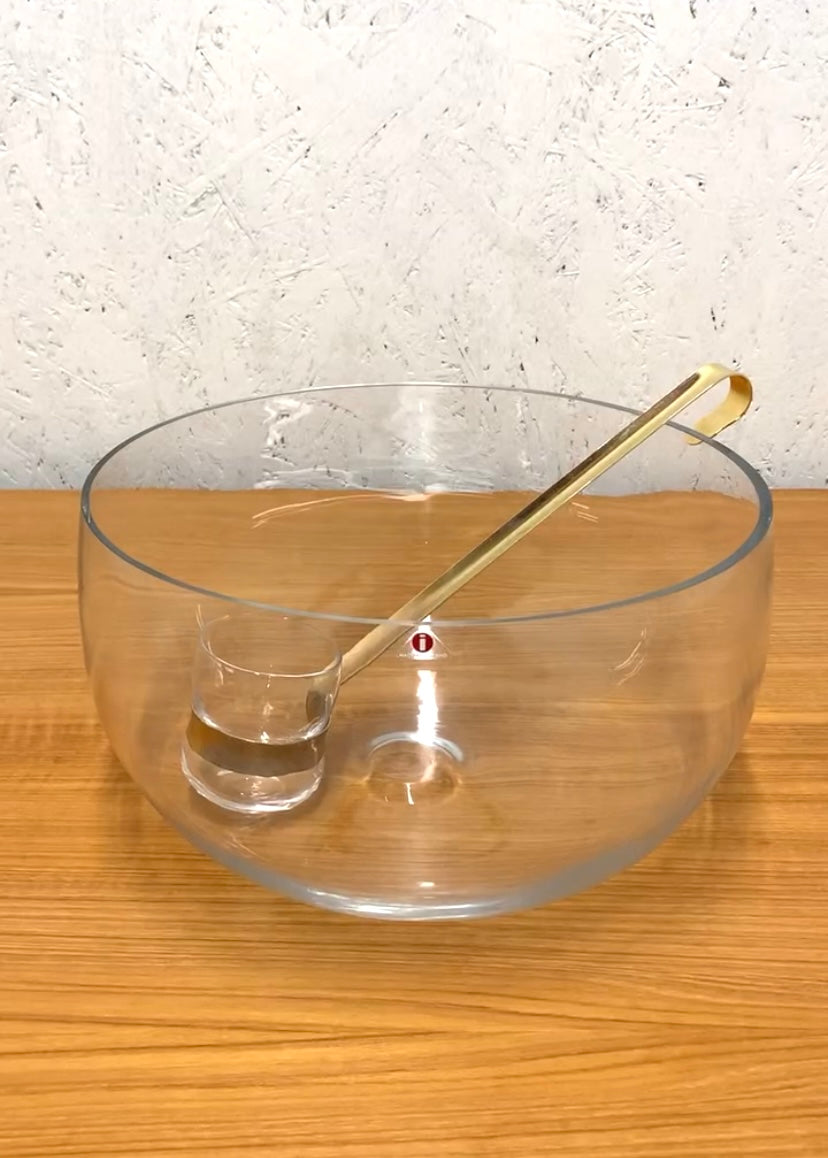 “Kartano” Fire Bowl with Ladle by Iittala