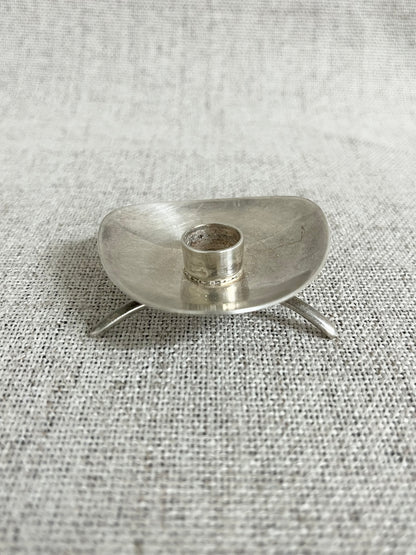 Danish silver plated candle holder by cobra alta 50/60’s