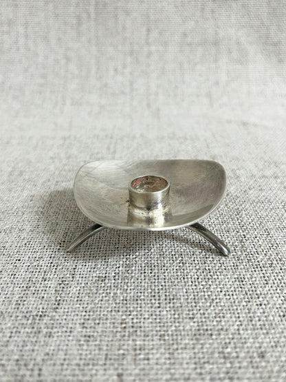 Danish silver plated candle holder by cobra alta 50/60’s