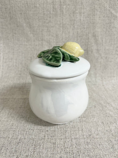 Bordallo Pinheiro lemon jar