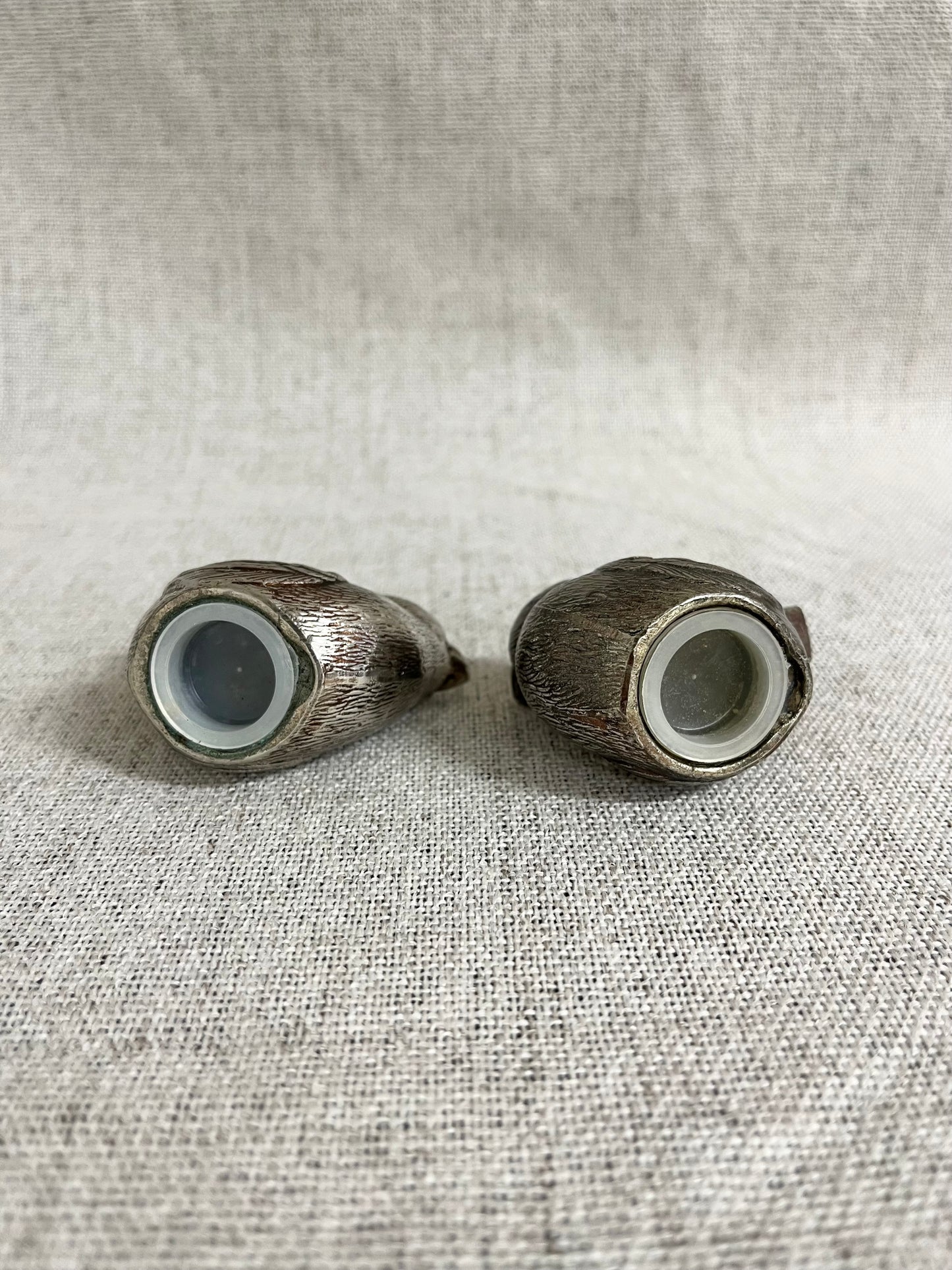 Pair of Salt and Pepper Birds