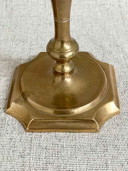 Pair of Swedish Brass Candlesticks