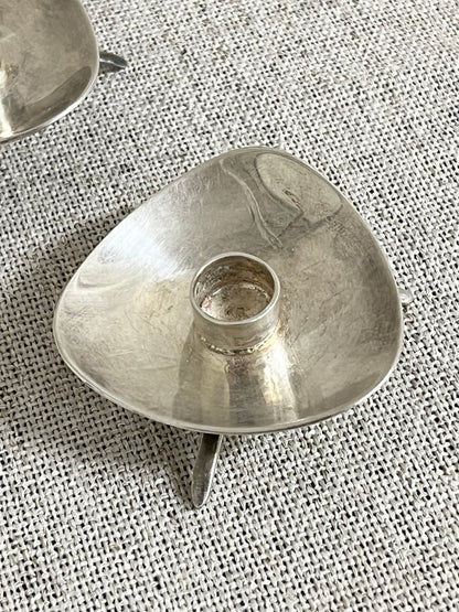 Danish silver plated candle holder by cobra alta 50/60’s