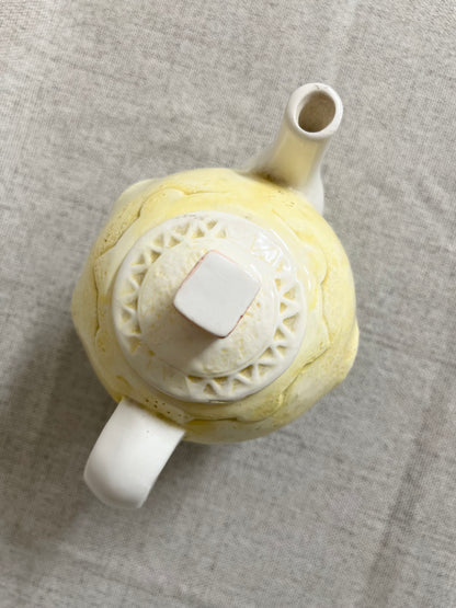 Cottage house teapot