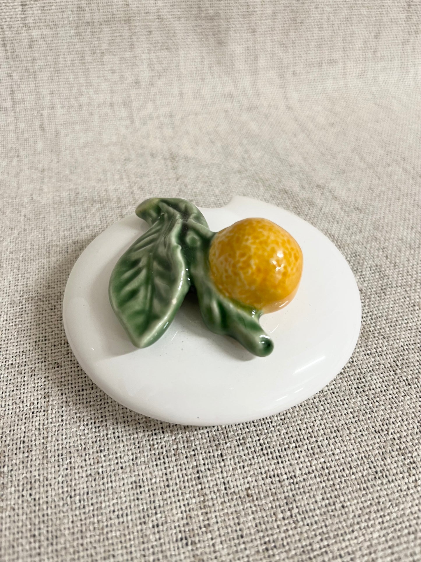 Bordallo Pinheiro orange jar