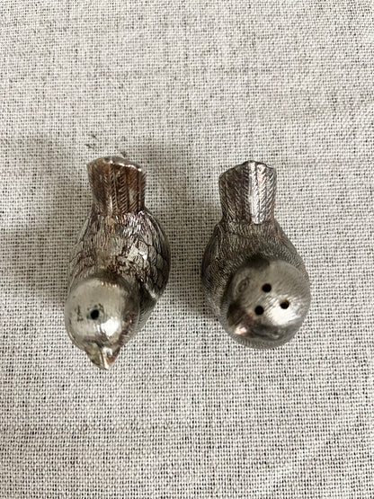 Pair of Salt and Pepper Birds