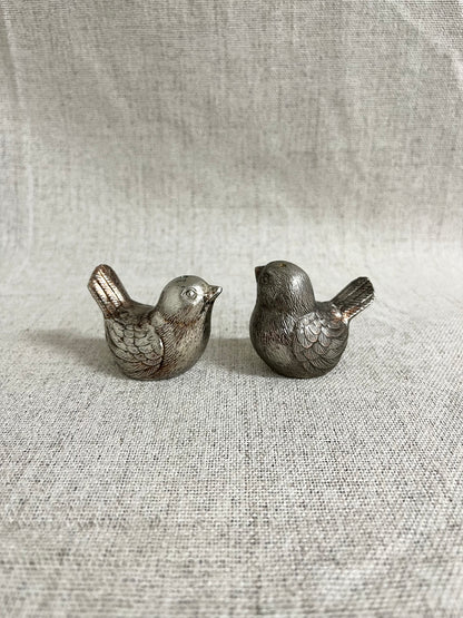 Pair of Salt and Pepper Birds