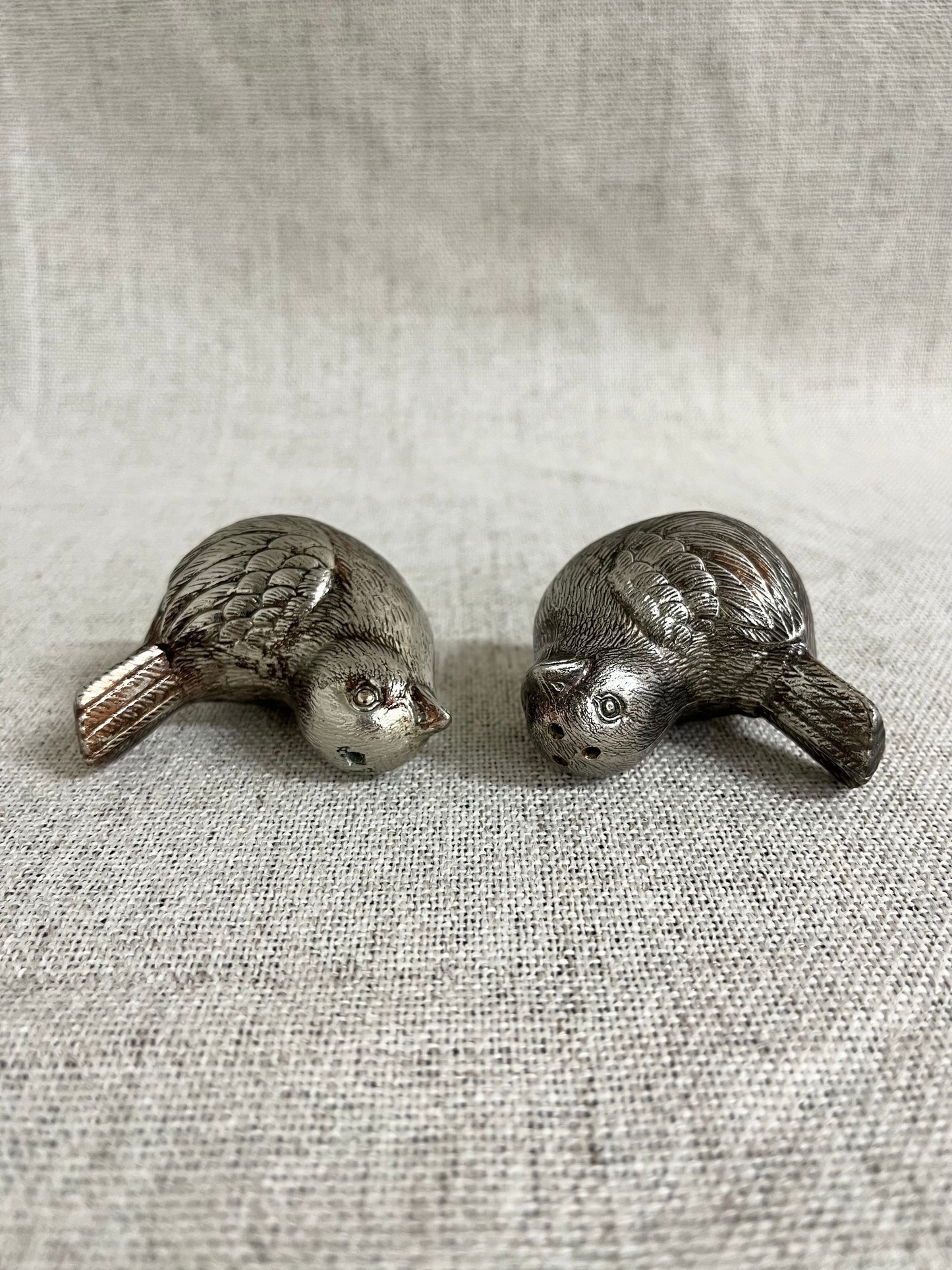 Pair of Salt and Pepper Birds